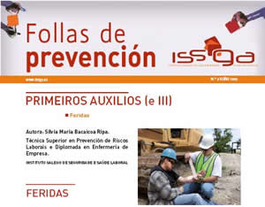 Folla de Prevención nº 9 - Xuño 2009 - Primeiros Auxilios (e III)