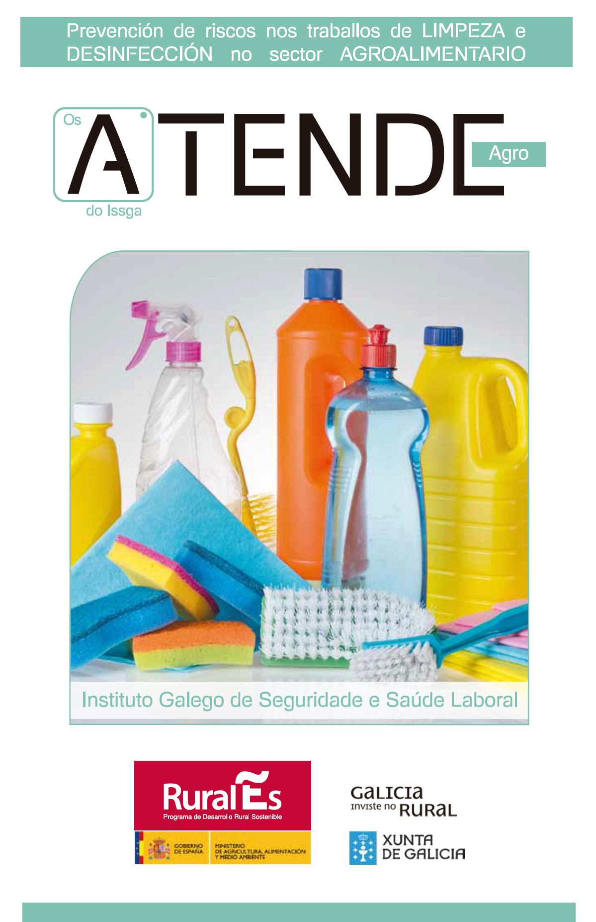 Os ATENDE do Issga: Prevención de riscos nos traballos de limpeza e desinfección no sector agroalimentario