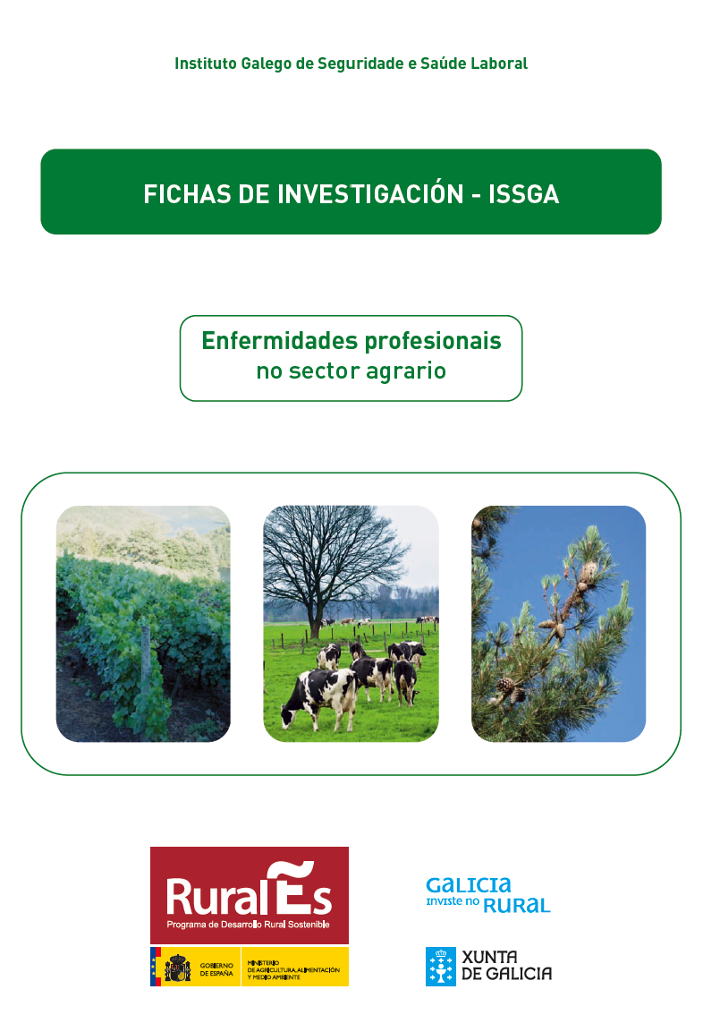  Fichas de investigación de enfermidades profesionais no sector agrario