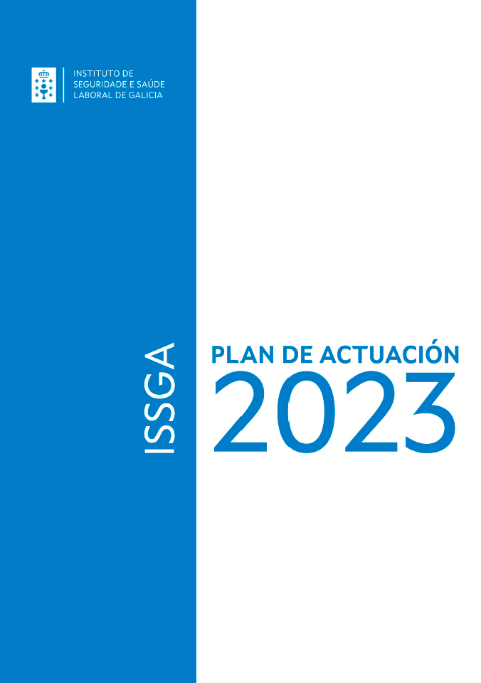 Portada plan de actuación 2023 ISSGA