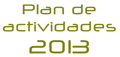 Plan de actividades 2013