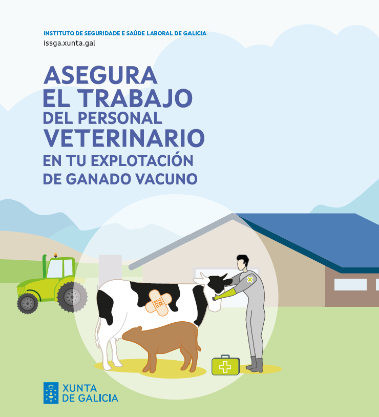 Protexe o traballo do persoal veterinario na túa explotación de gando vacún_cuadríptico