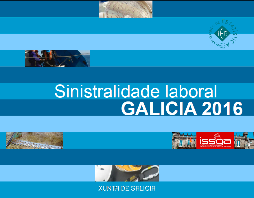 A sinistralidade laboral en Galicia no ano 2016
