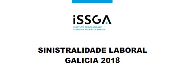A sinistralidade laboral en Galicia no ano 2018
