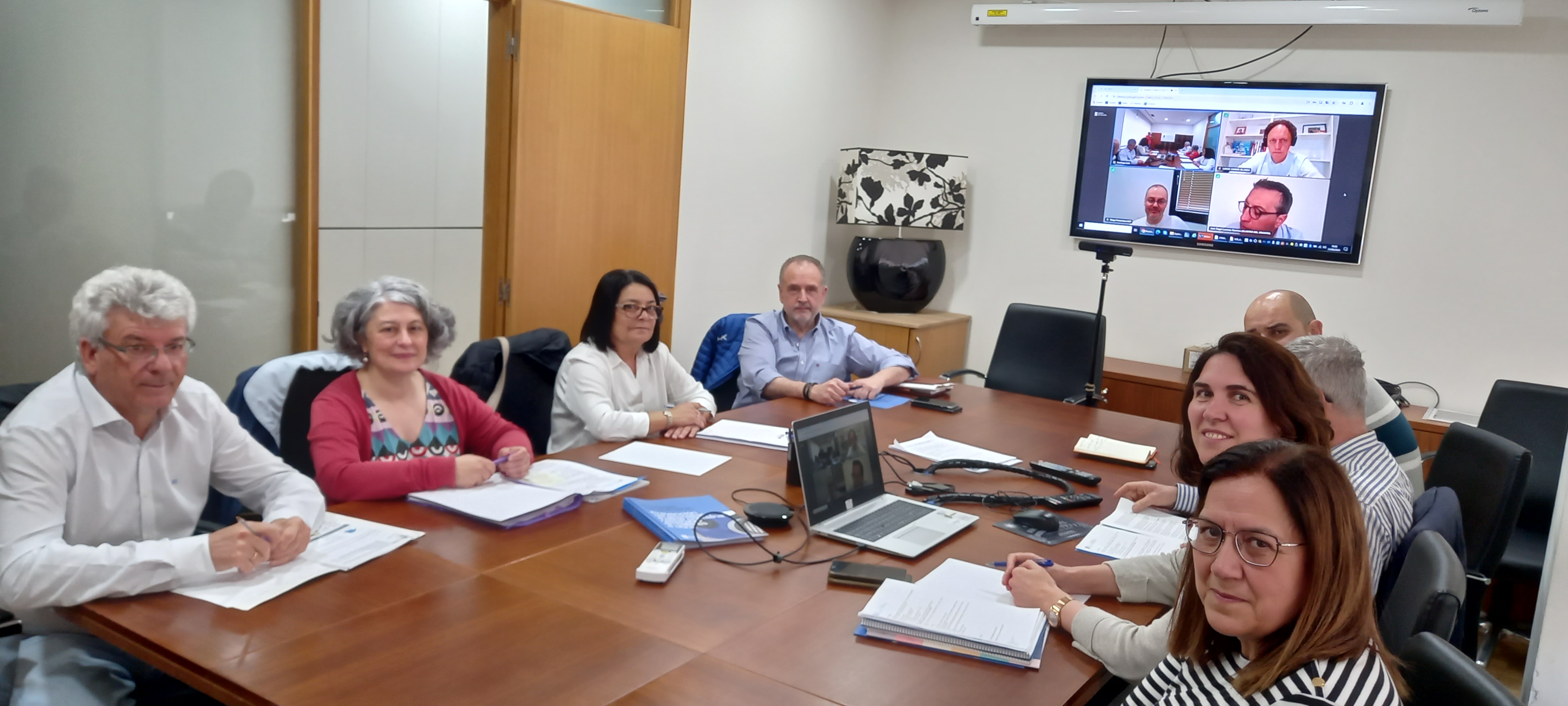 Imaxe reunión Grupo de traballo SCR