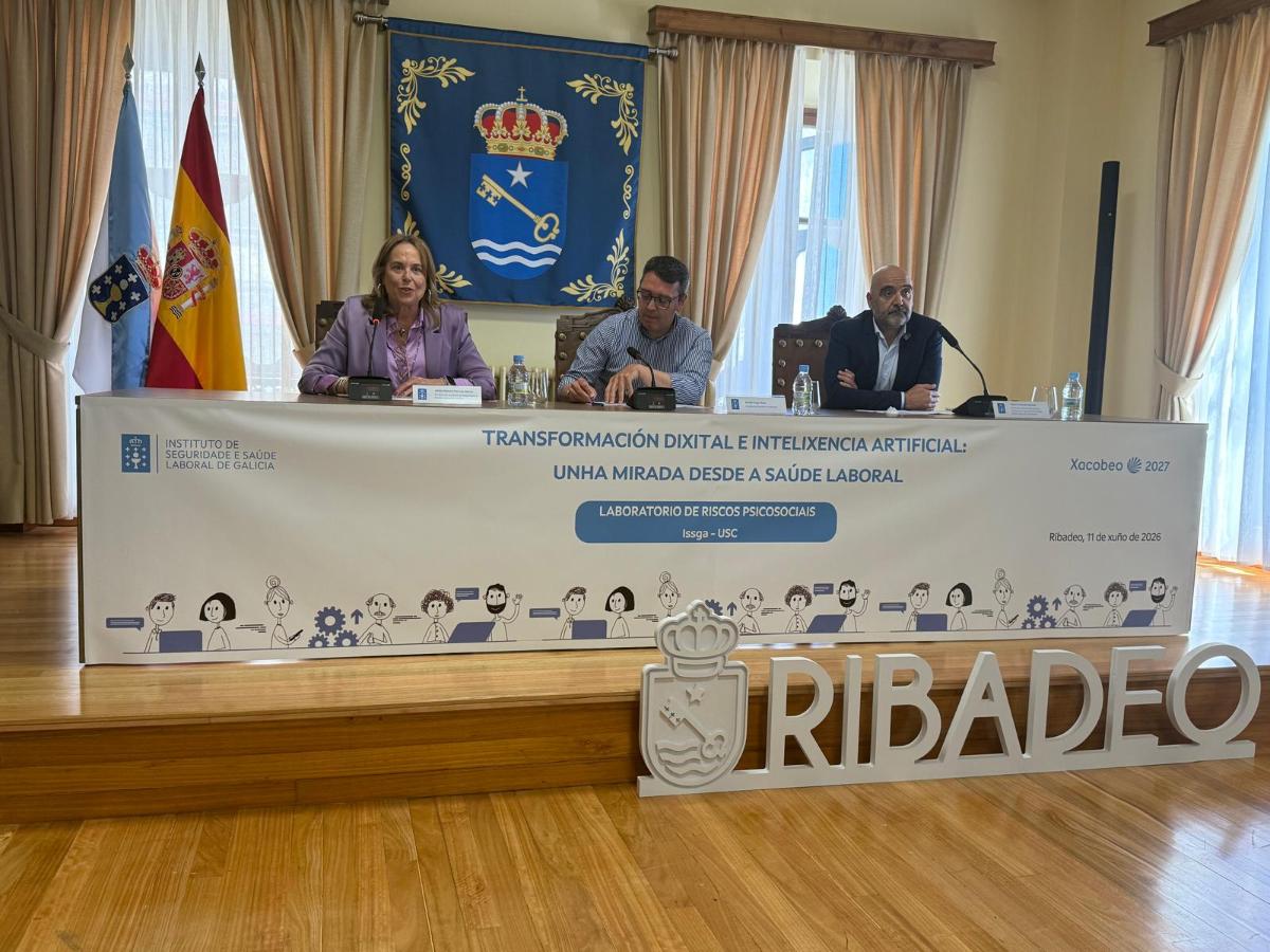 imaxe xornada riscos psicosociais en Ribadeo