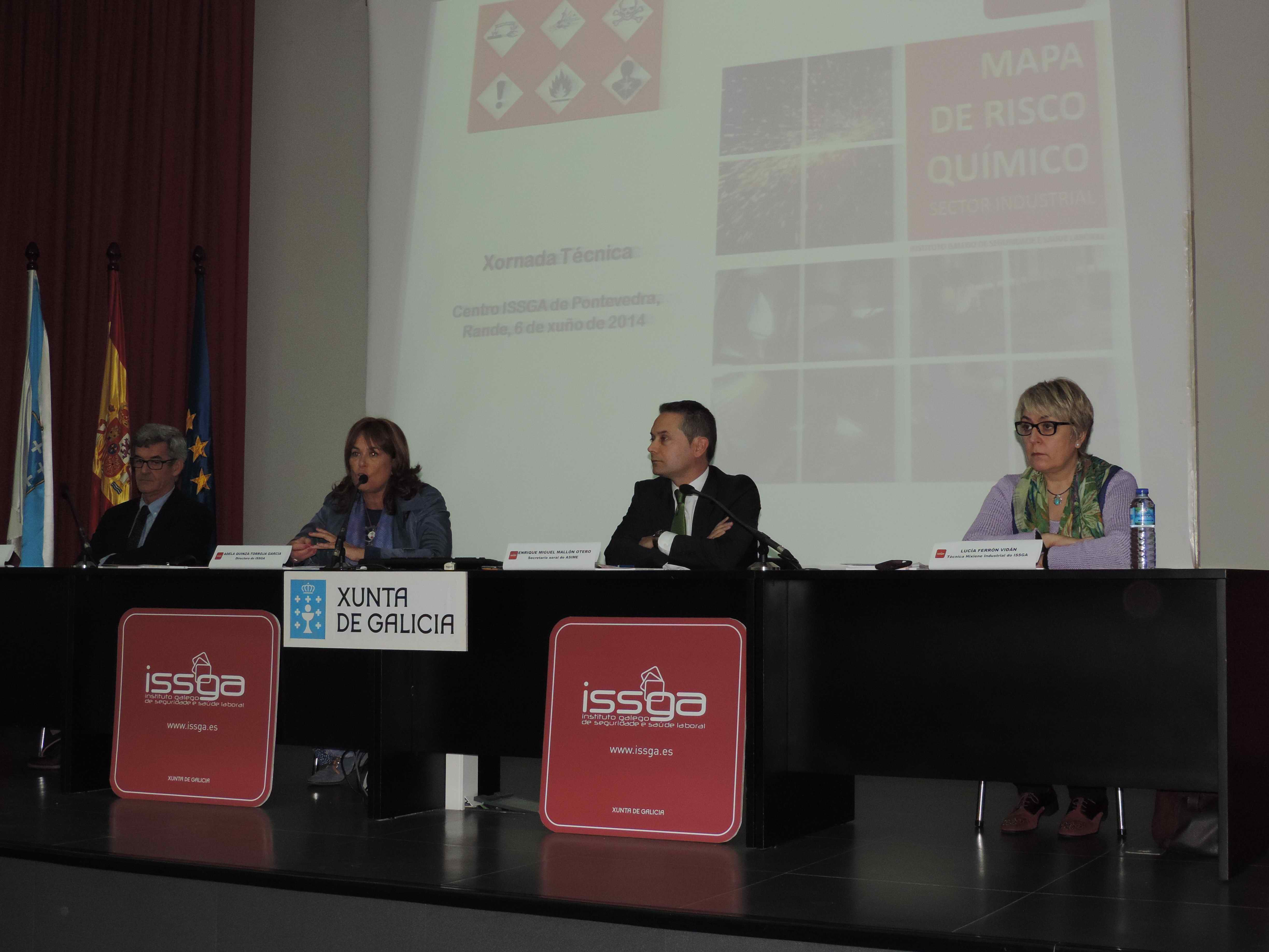 Un total de 180 empresas participaron en la elaboración del mapa de riesgo químico del ISSGA en el que se registraron más de 8.200 productos