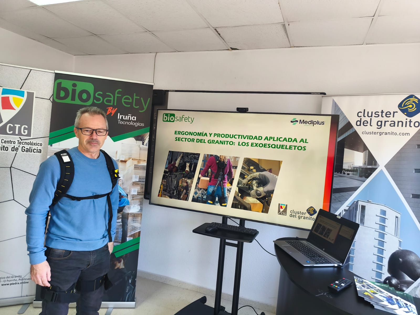 imaxe xornada ergonomía no sector do granito 