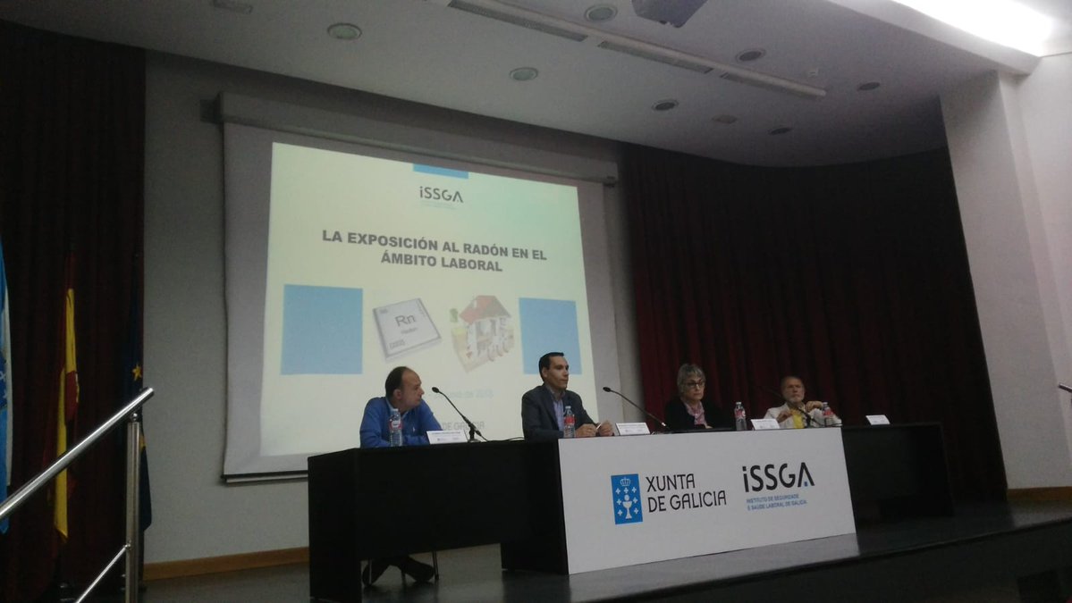 Impartimos un seminario sobre la exposición al radón en el ámbito laboral en Pontevedra