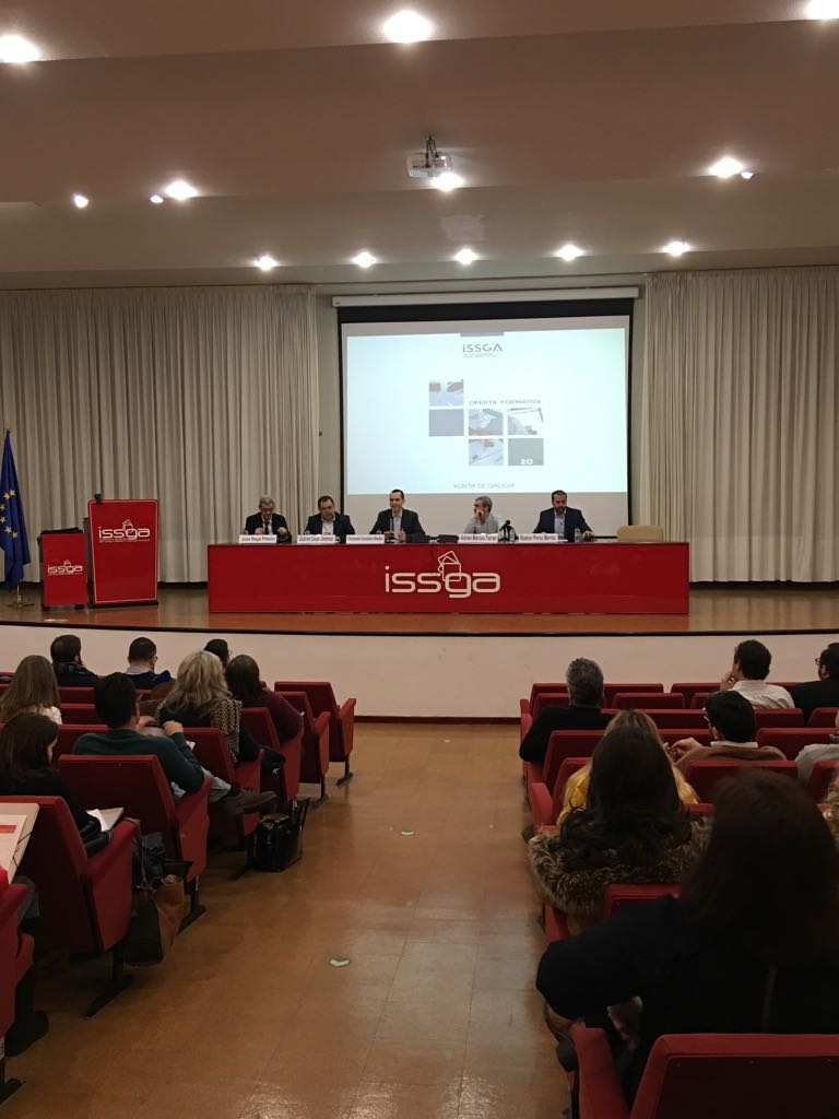 Realizamos no centro ISSGA da Coruña a primeira das xornadas sobre novas ferramentas formativas e a súa aplicación en materia de seguridade e saúde laboral