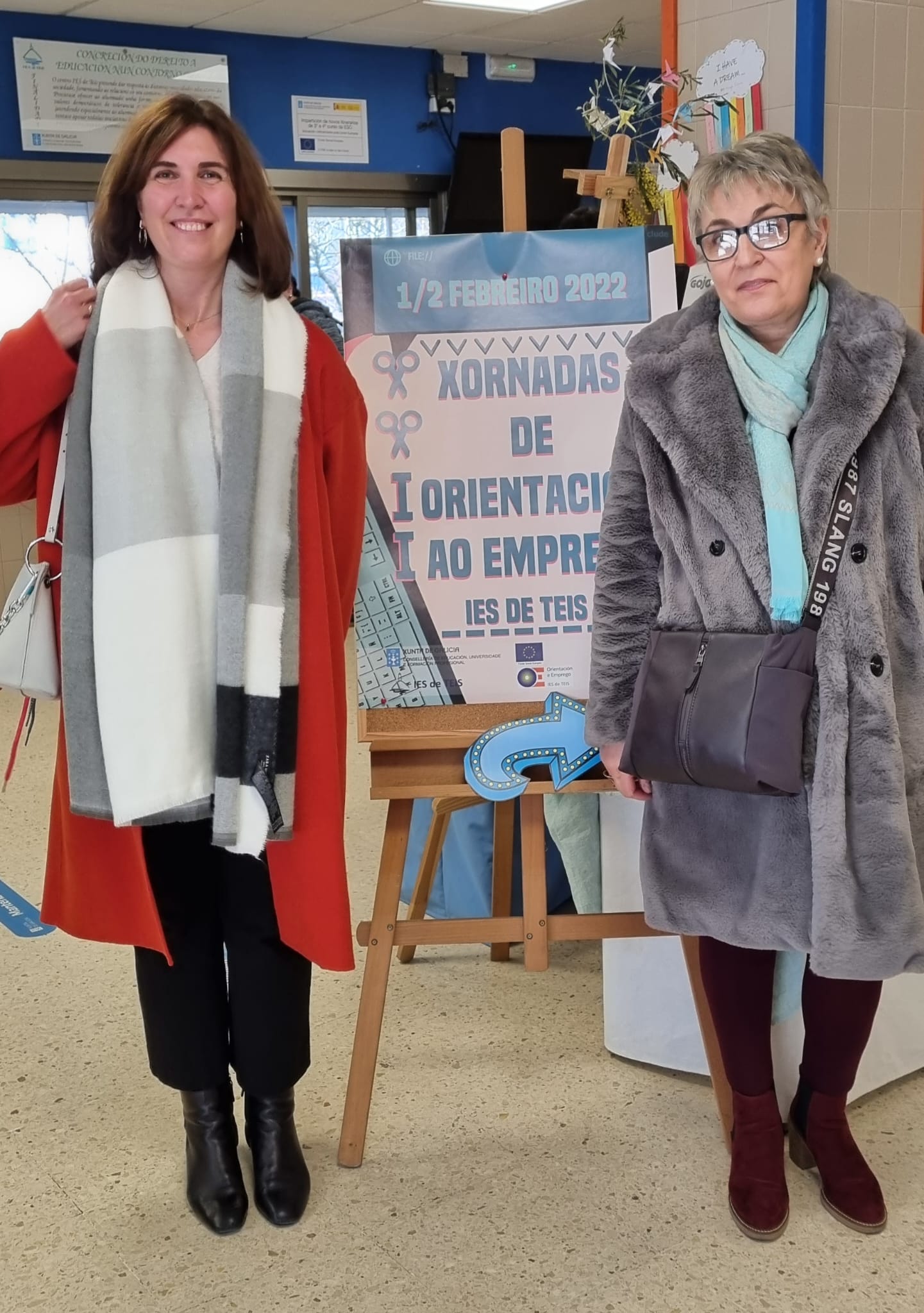 Participamos outro ano máis nas Xornadas de orientación ao emprego que organiza o IES de Teis abordando a prevención dos riscos laborais na manipulación dos produtos cosméticos