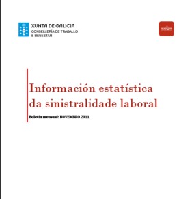 La siniestralidad laboral se redujo en Galicia en un 16,14 por ciento en el mes de noviembre