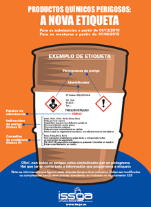 Produtos químicos perigosos: a nova etiqueta: folleto informativo.