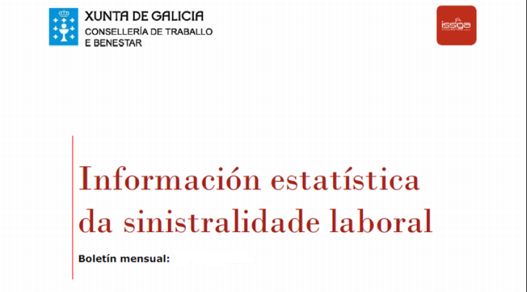 A sinistralidade laboral en Galicia diminúe un 6,17% entre os meses de xaneiro e novembro deste ano