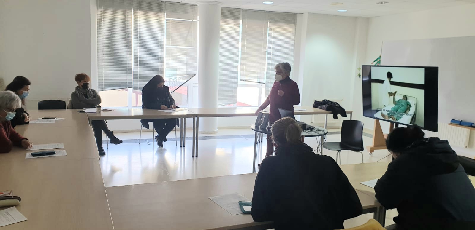 Impartimos formación sobre PRL y primeros auxilios al alumnado del Obradoiro de Empleo Terras do Sor V en O Vicedo