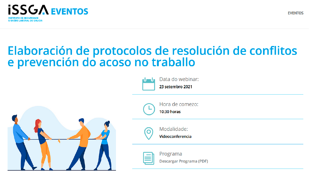 A Xunta promove a prevención do acoso laboral e forma a 250 profesionais na resolución de conflitos no traballo